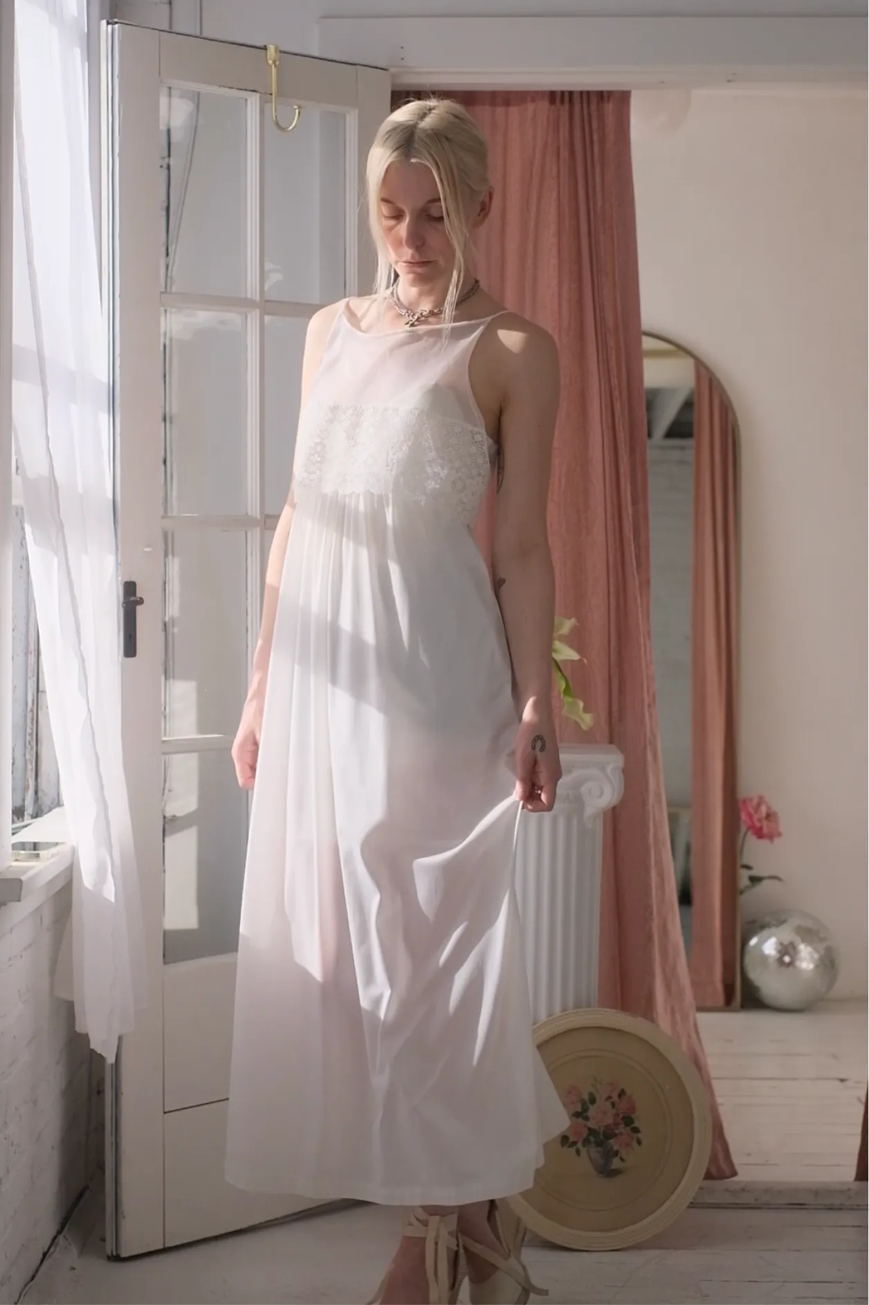 1960s Ethereal Daisy Gown