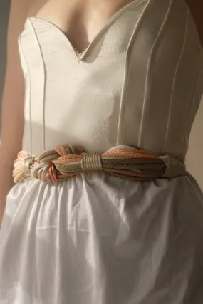 1980s Pastel Cord Belt