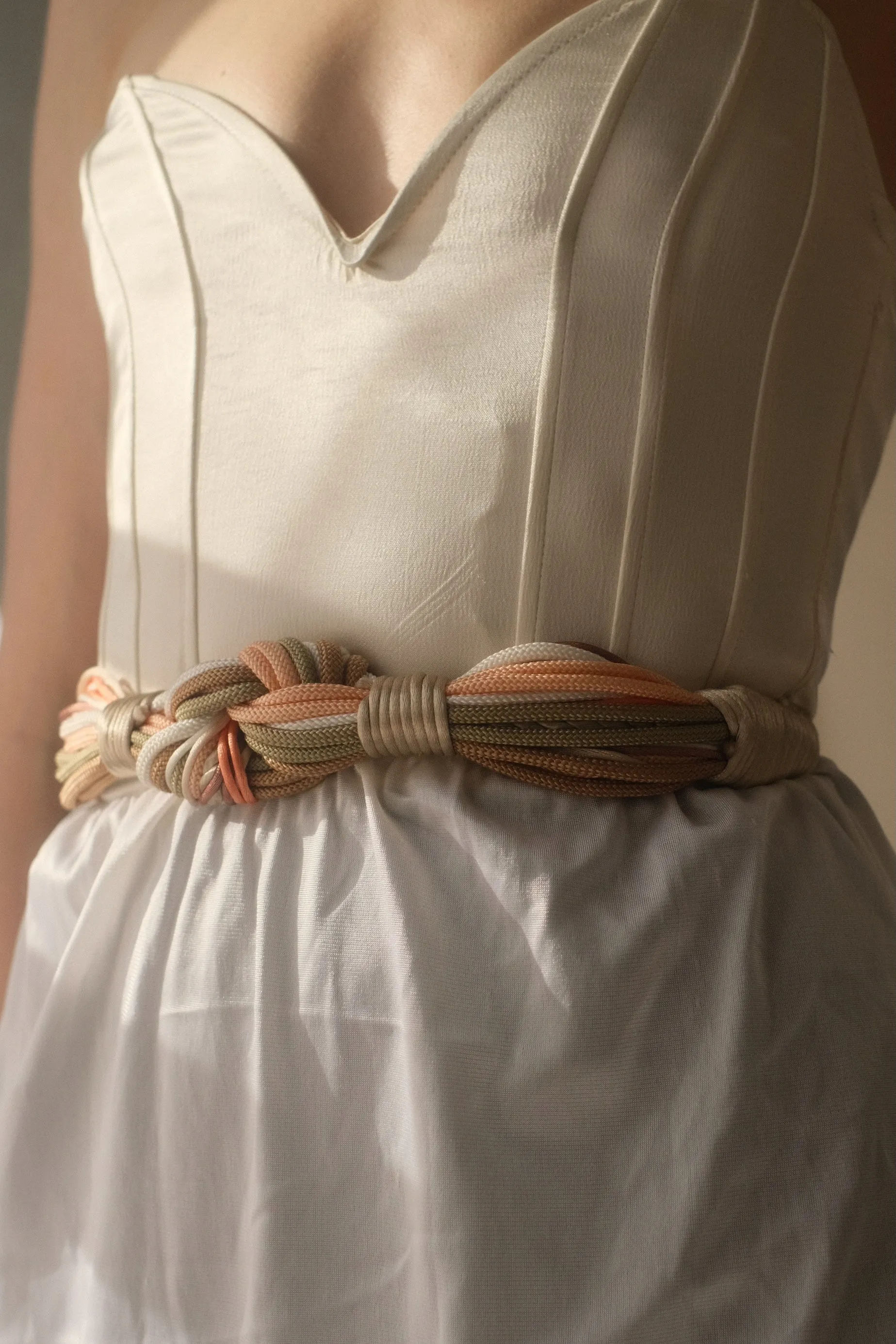 1980s Pastel Cord Belt