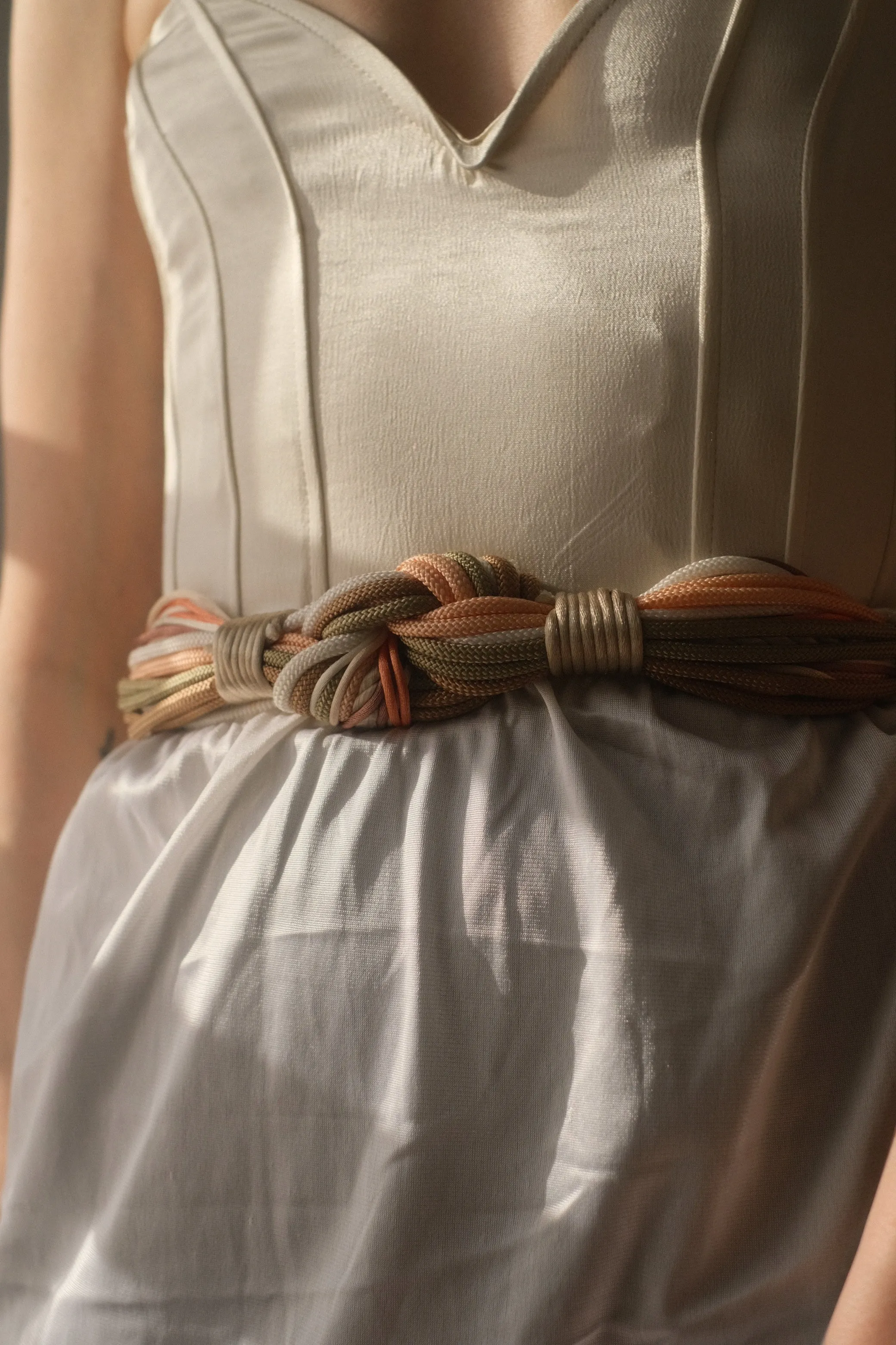 1980s Pastel Cord Belt