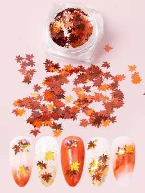 1box Maple Leaf Nail Art Sticker