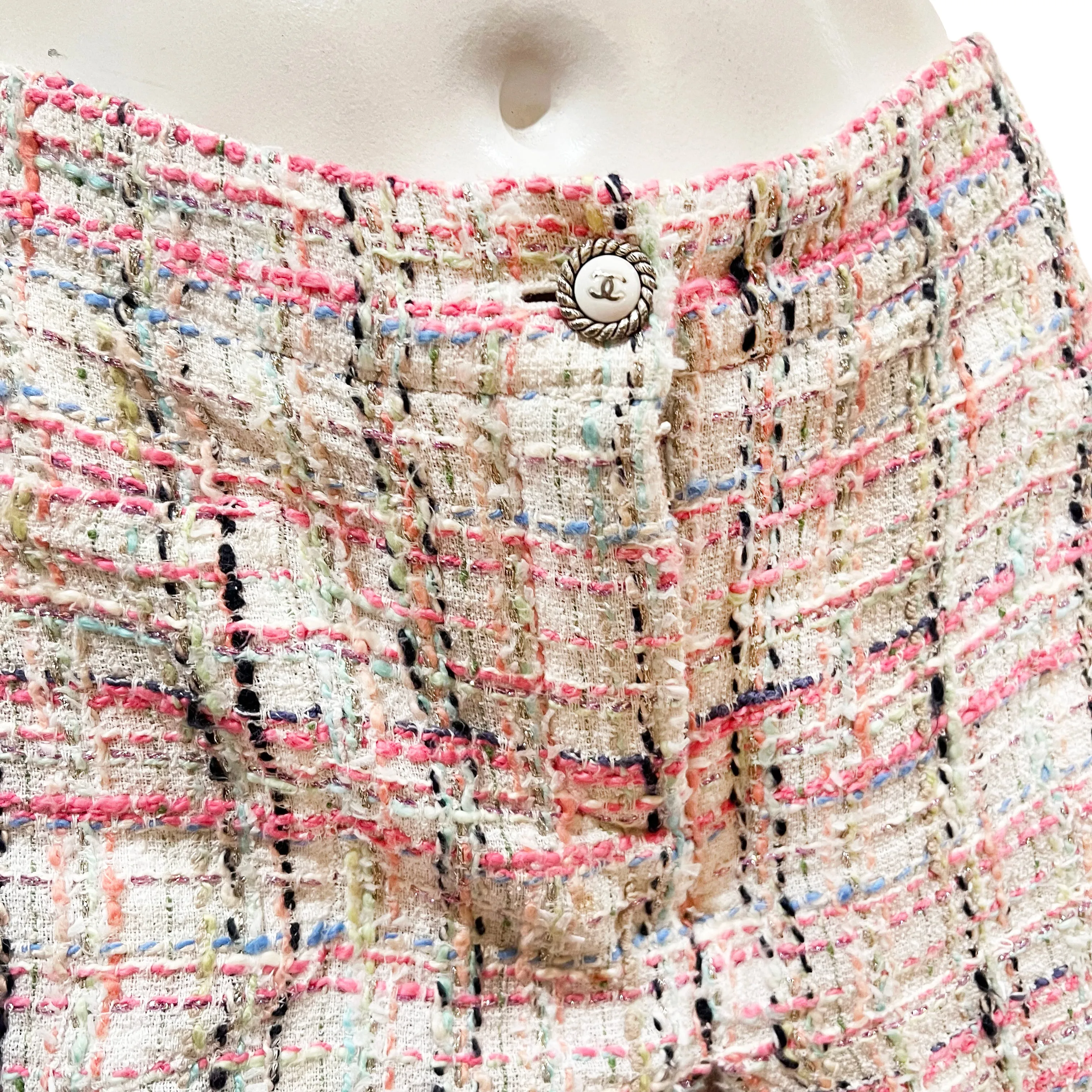 2007 Tweed Pleated Shorts