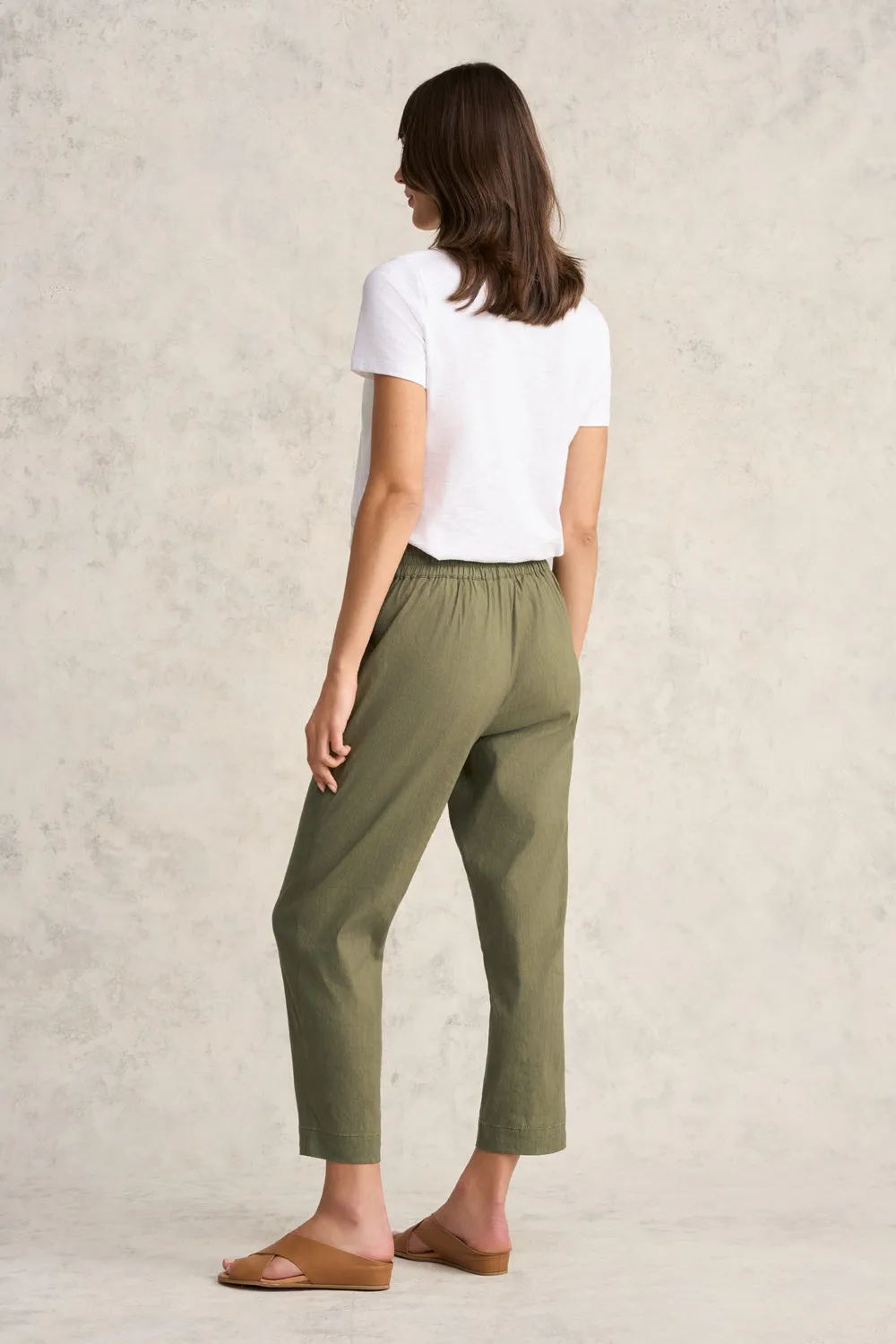 7/8 Tapered Pant - Khaki