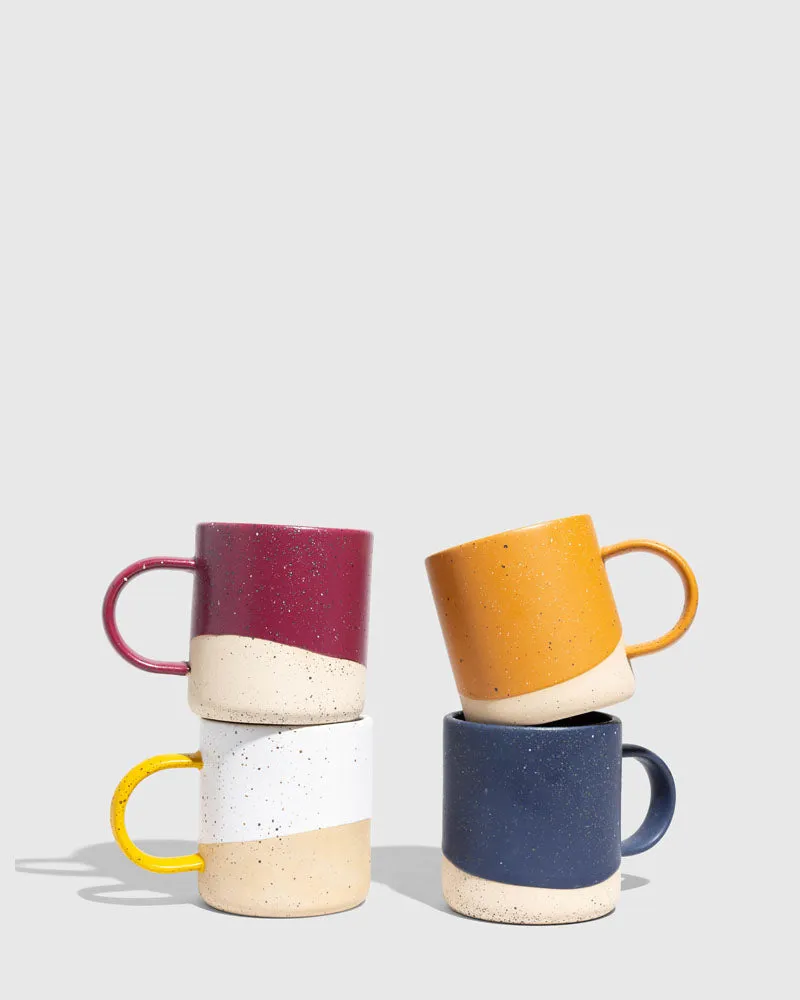 8 oz. Stoneware Mug - 4 Pack