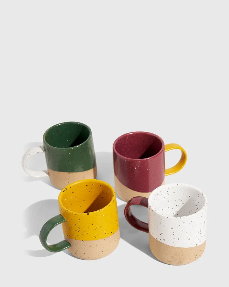 8 oz. Stoneware Mug - 4 Pack