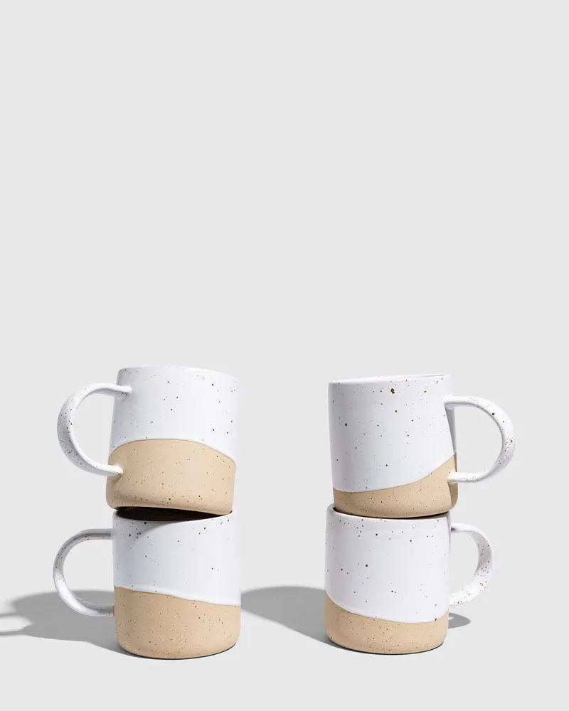 8 oz. Stoneware Mug - 4 Pack