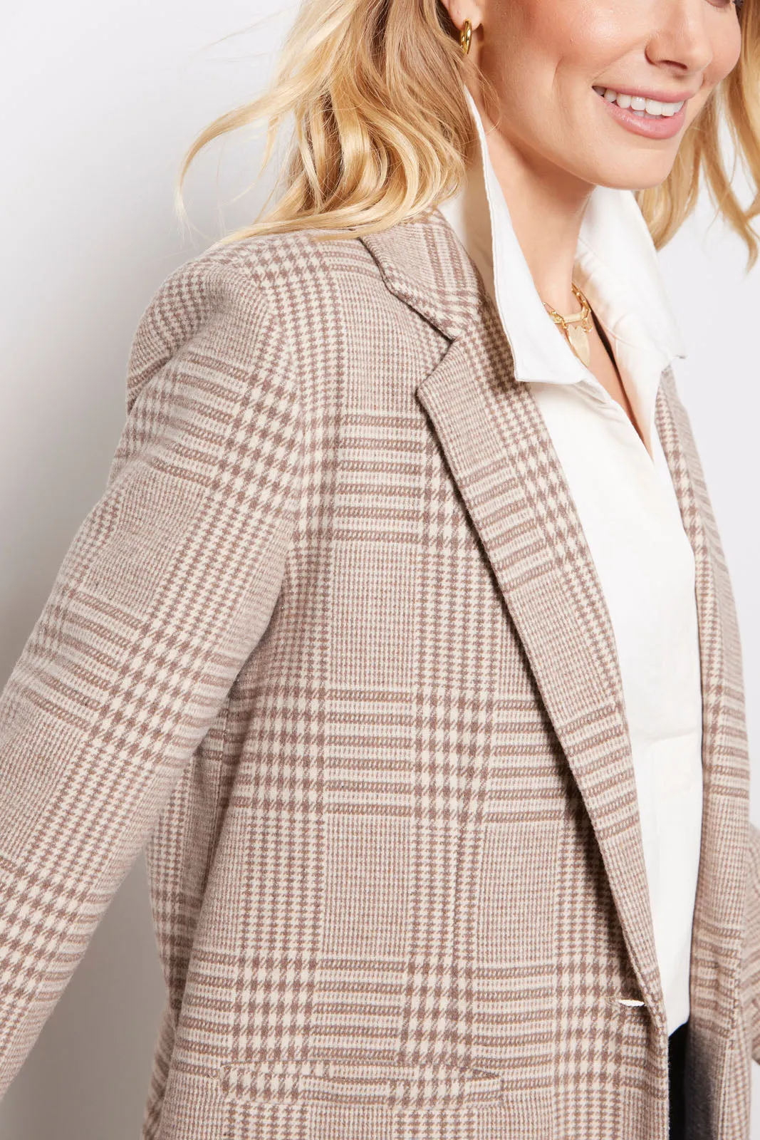 Anna Plaid Blazer