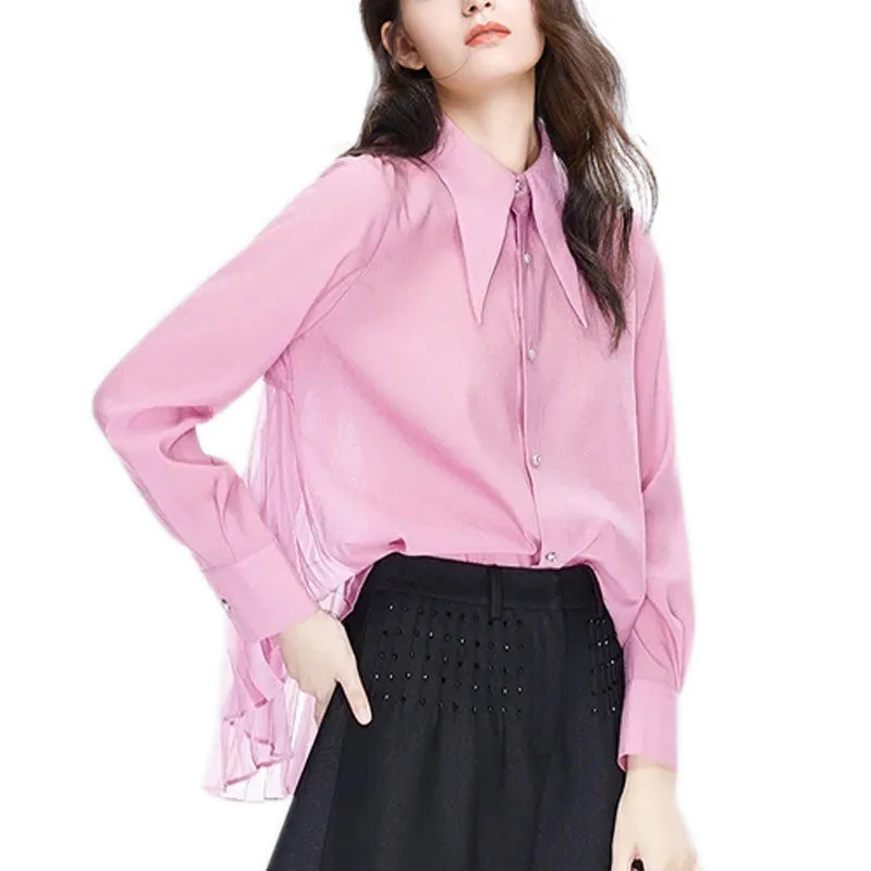 Ashore Boutique Lt Luxury Pink Spring Blouse 2023