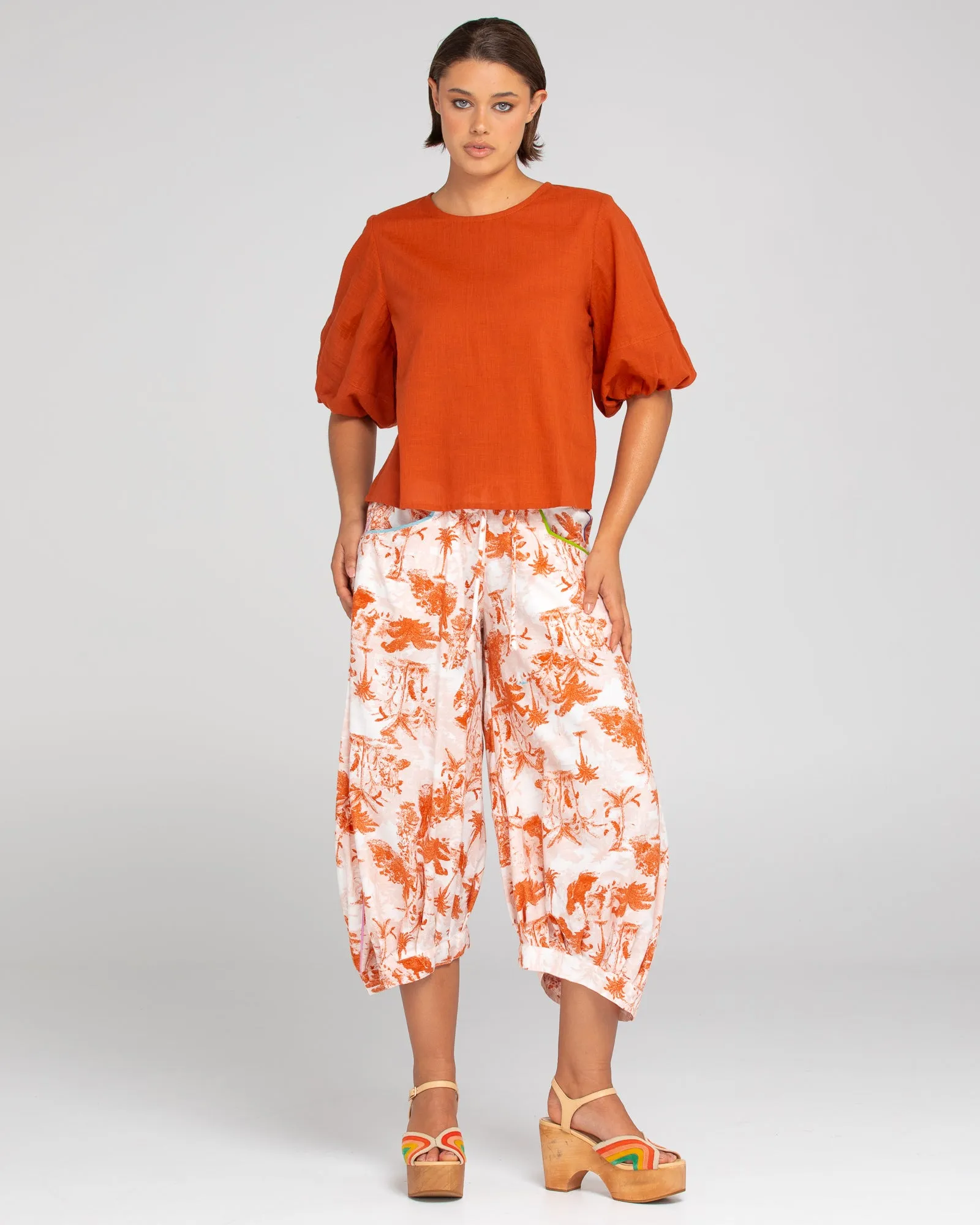 Ava Top - Mecca Orange