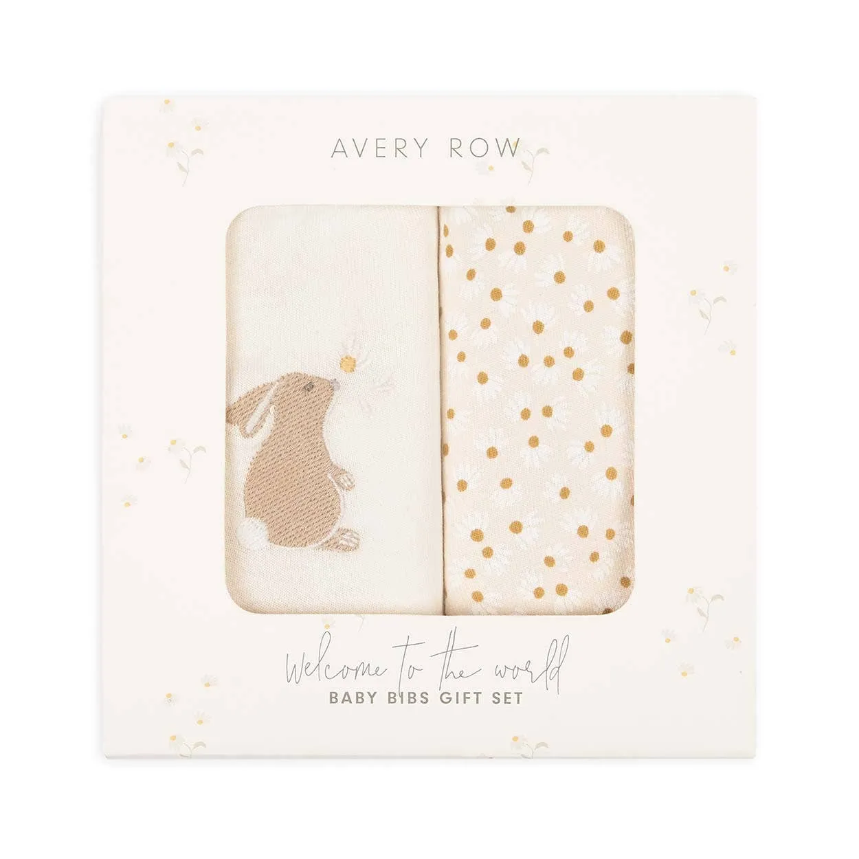 Baby Bibs Gift Set - Bunny / Wild Chamomile - Avery Row