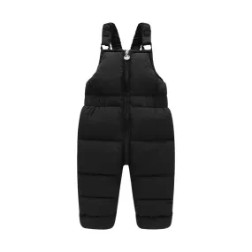 Baby Boys Overalls Winter Down Solid Ski Pants