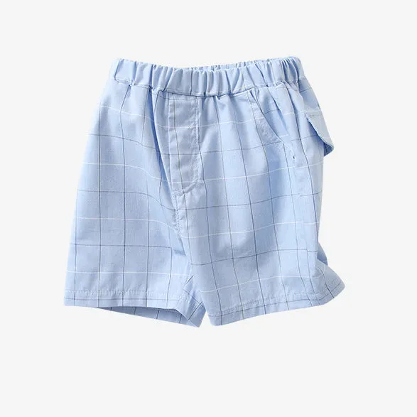 Baby Kid Boys Checked Shorts