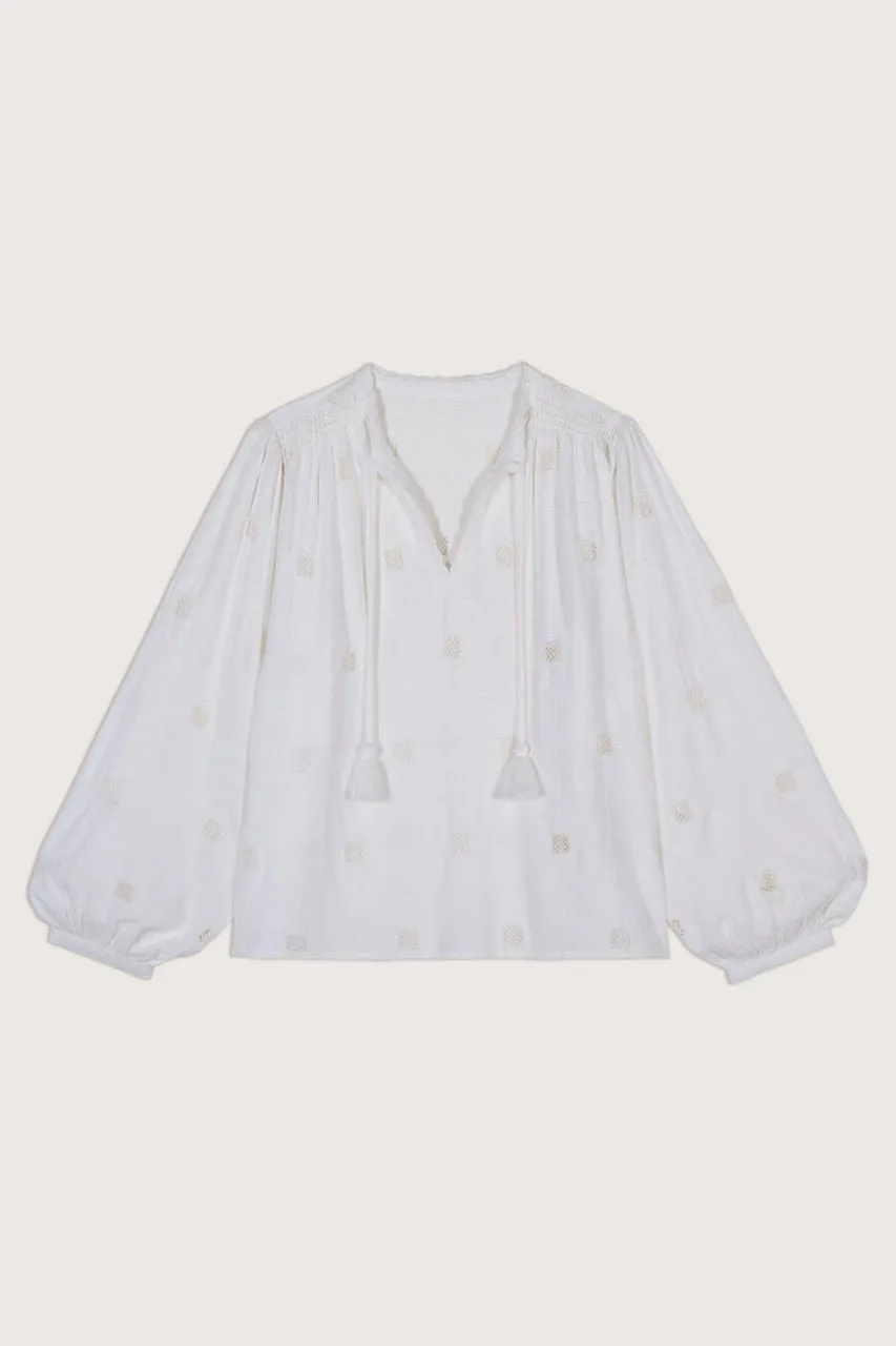 Bash Paris Ravel blouse in Ecru