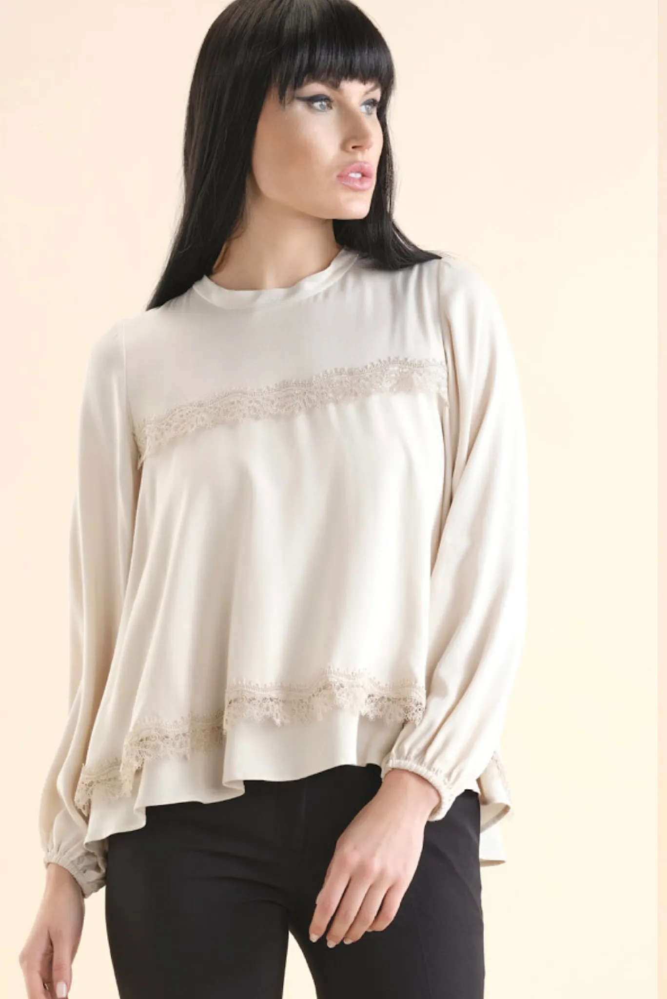 Beige Blouse