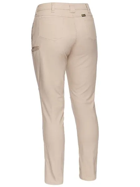 Bisley Womens Mid Rise Stretch Cotton Pants