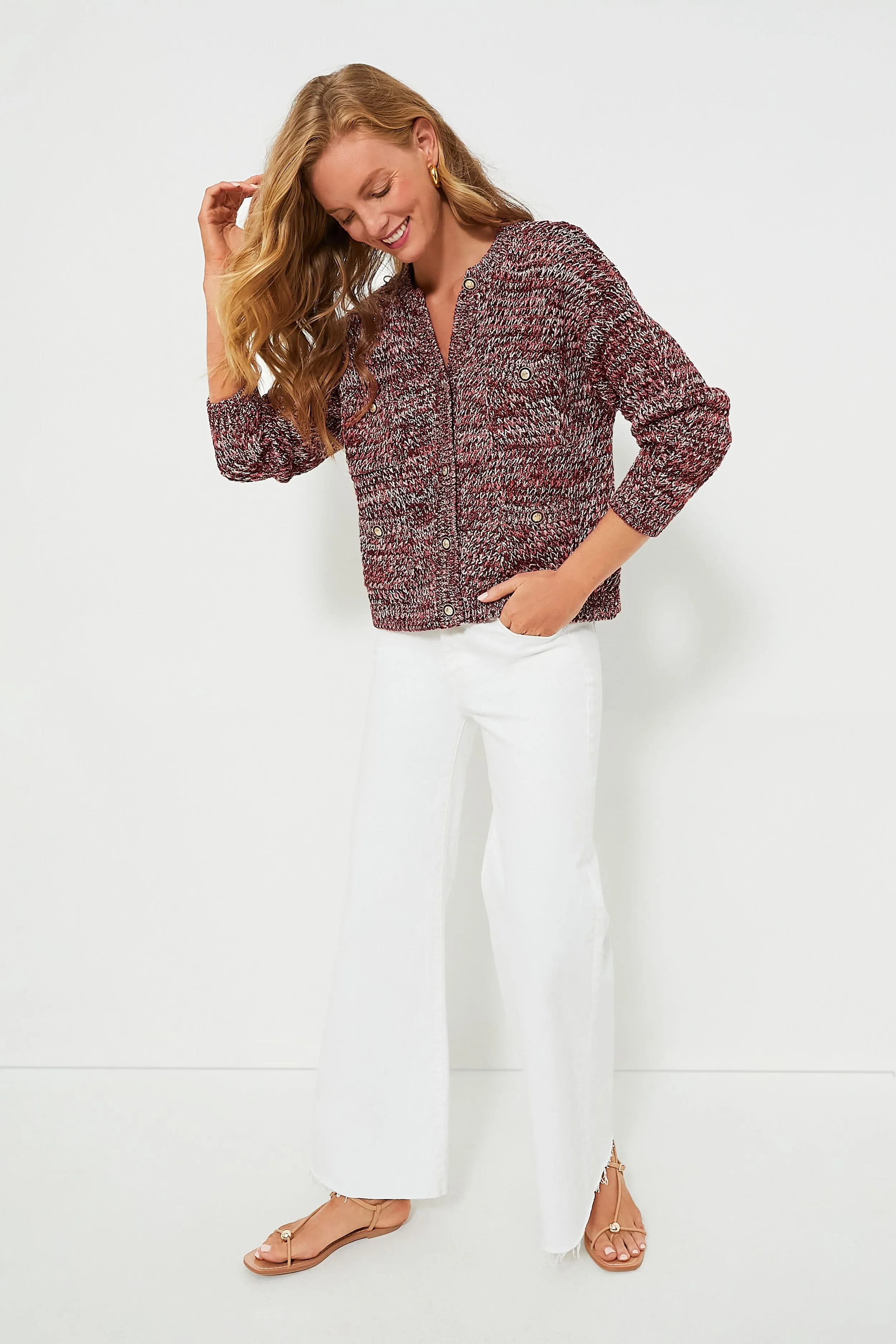 Bordeaux Bran Cardigan