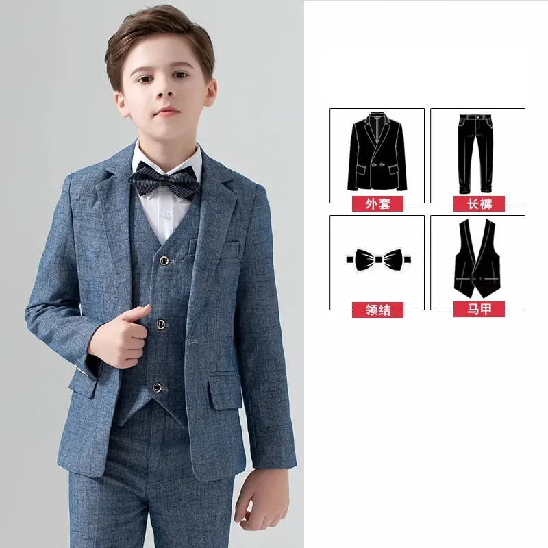 Boy Teen Wedding Party 3pc Formal Gentleman Set