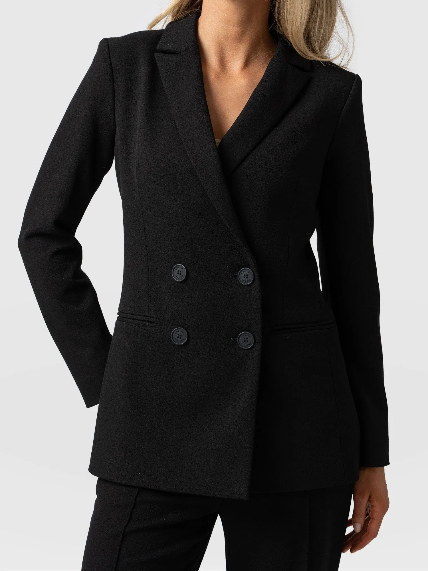 Cambridge Blazer Crepe - Black