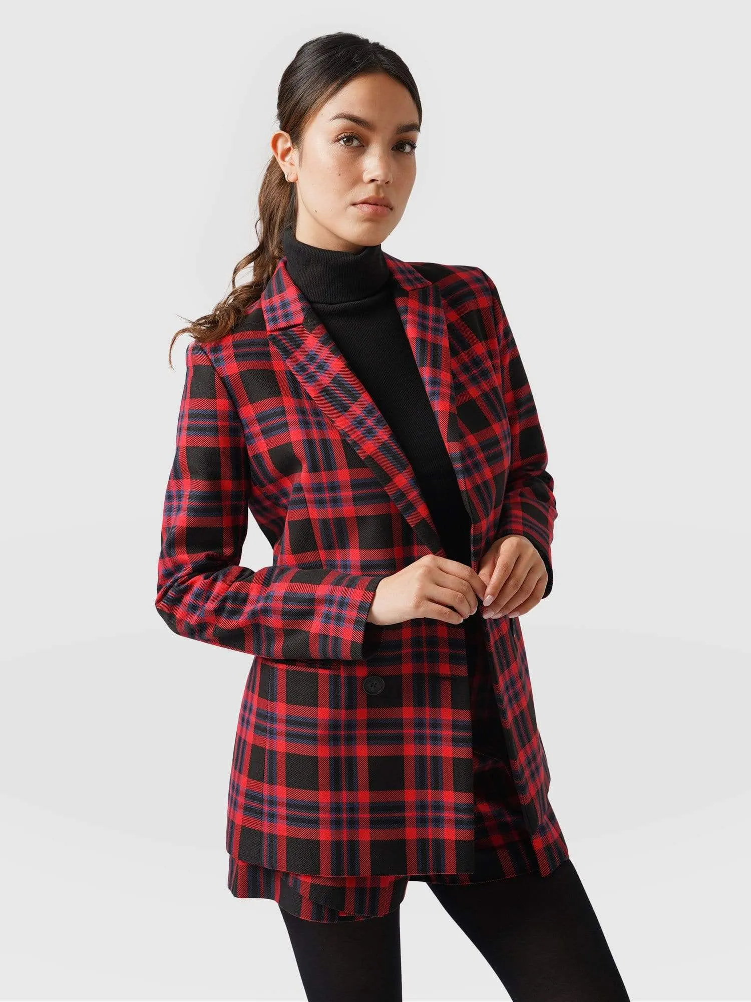 Cambridge Blazer - Red Check