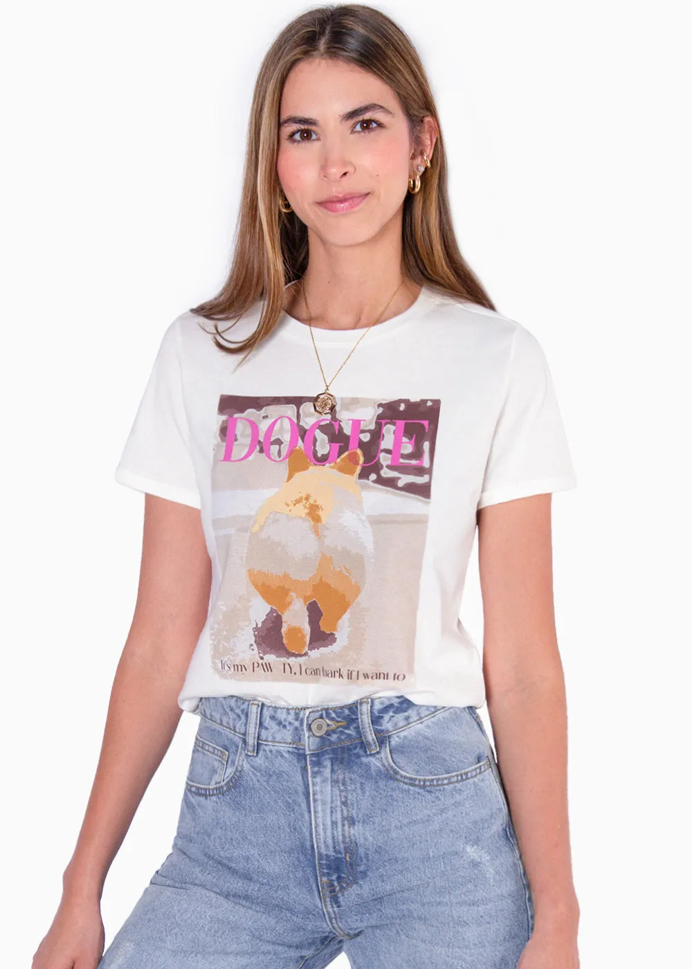 Camiseta estampada "Dogue" - PATTY