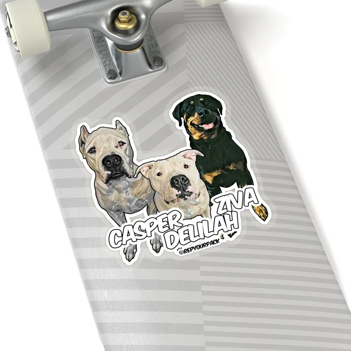 Casper Ziva Delilah Stickers