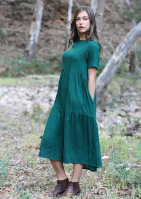 Claudia Dress Evergreen