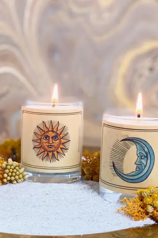 Desert Votive Candle - Moon