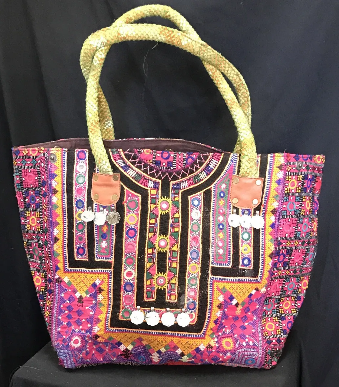 Embroidered Tote Bag- Large