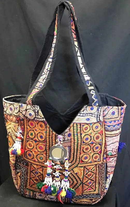 Embroidered Tote Bag- Large