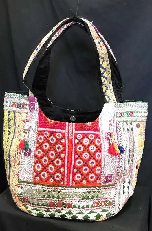 Embroidered Tote Bag- Large