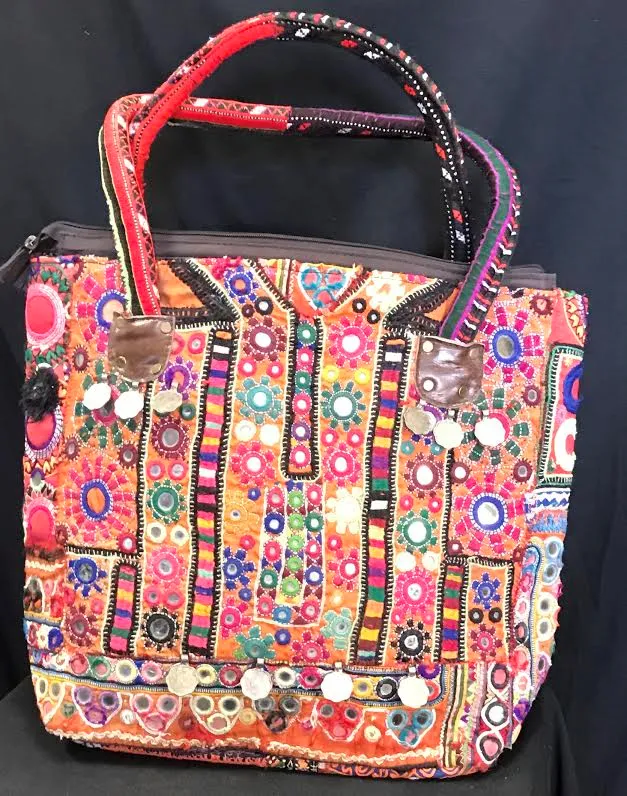 Embroidered Tote Bag- Large