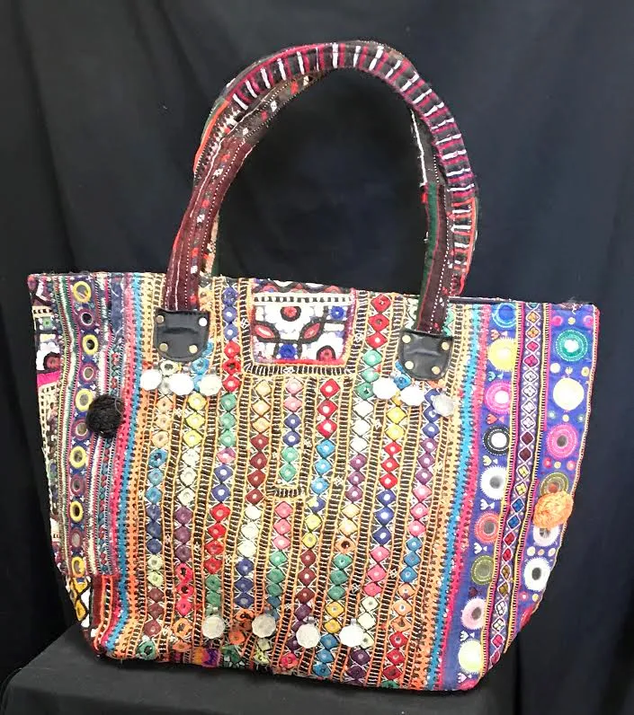 Embroidered Tote Bag- Large