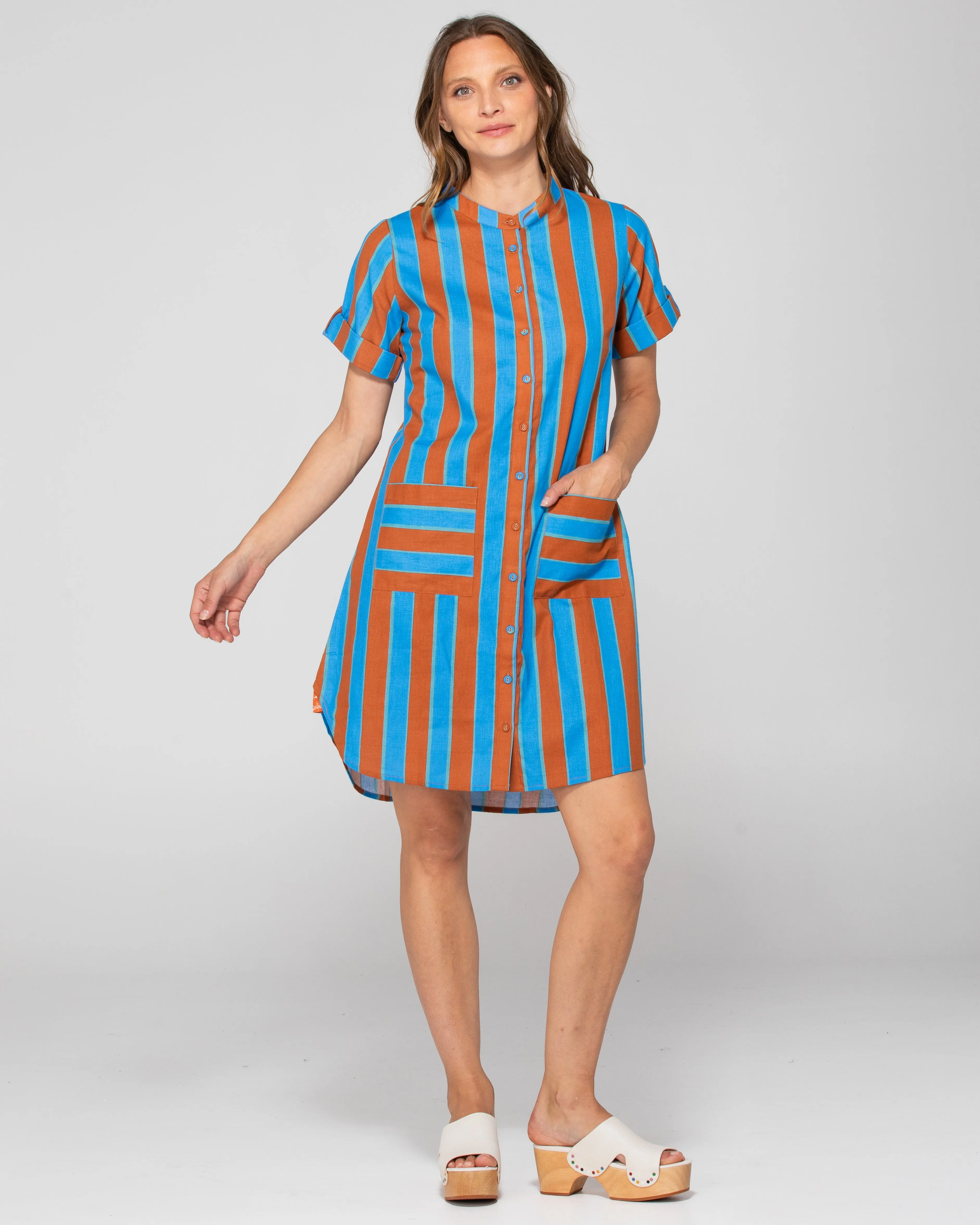 Fay Shirt Dress - Cabana Stripe