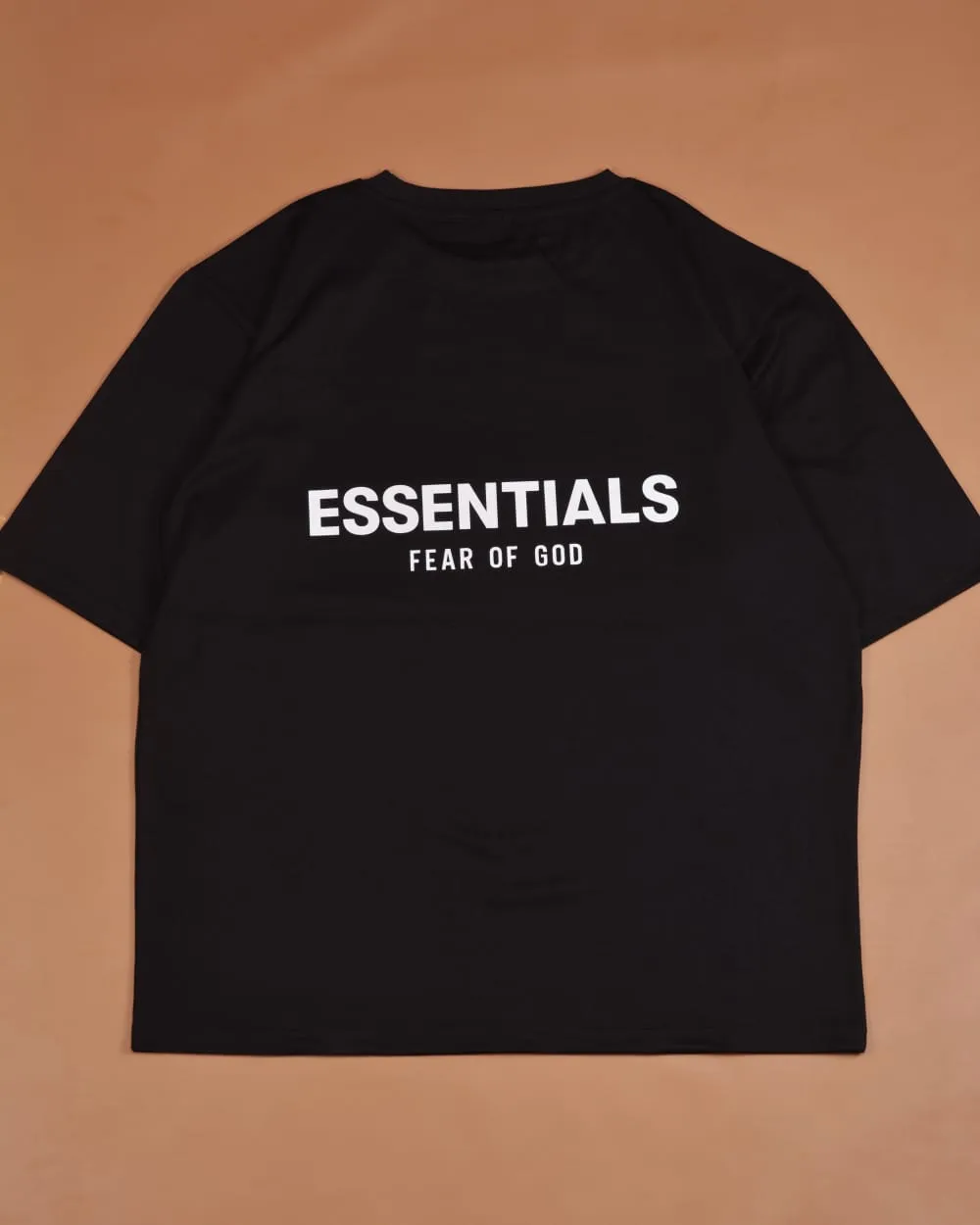 FEAR OF GOD ESSENTIALS  T-SHIRT BLACK