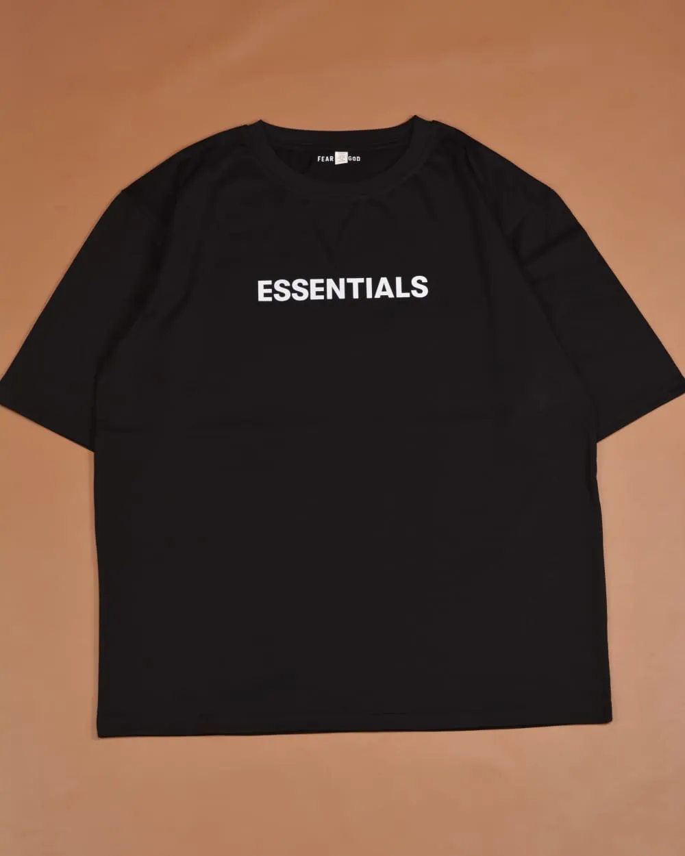 FEAR OF GOD ESSENTIALS  T-SHIRT BLACK