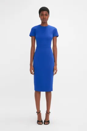 Fitted T-Shirt Dress In Palace Blue