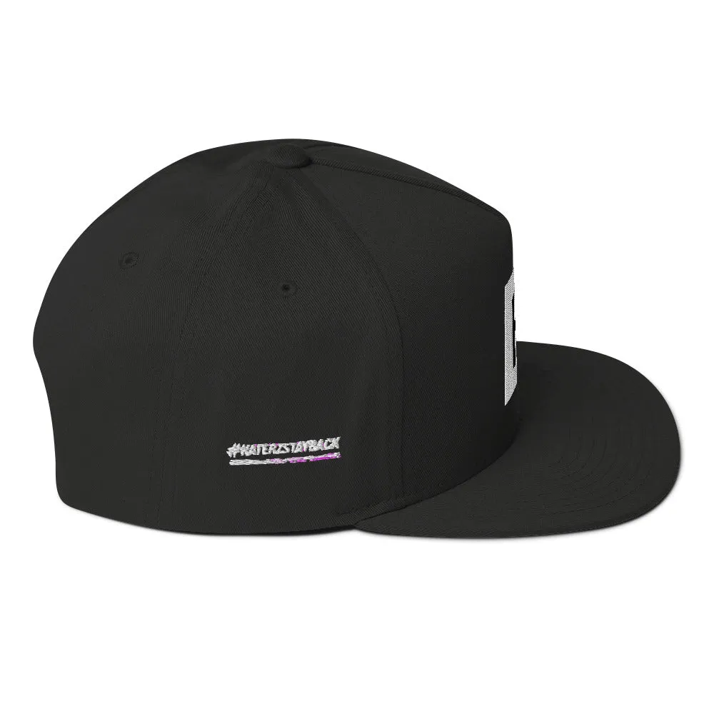 Flat Bill Cap (Black)