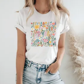 Floral Collection 8 Spring Graphic T-Shirt - SP408