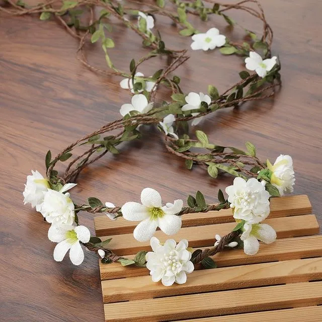 Flower Crown Bridal Headpiece