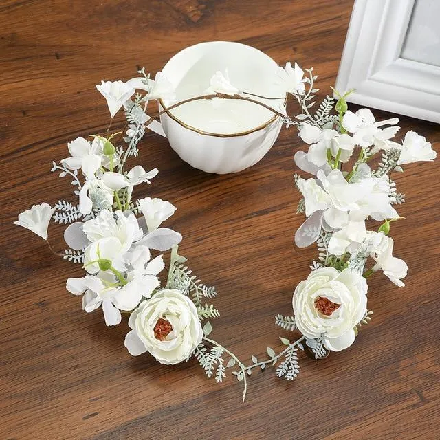 Flower Crown Bridal Headpiece