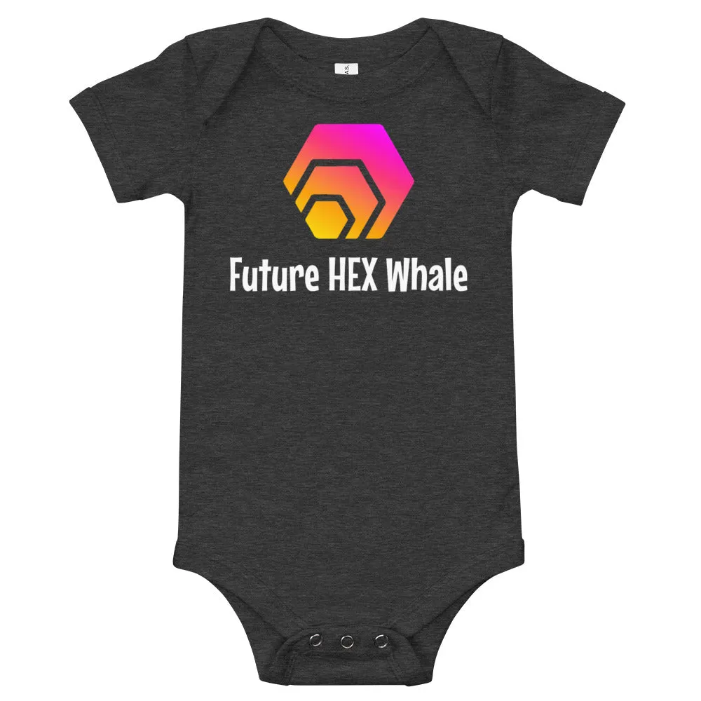 Future HEX Whale Baby short sleeve one piece