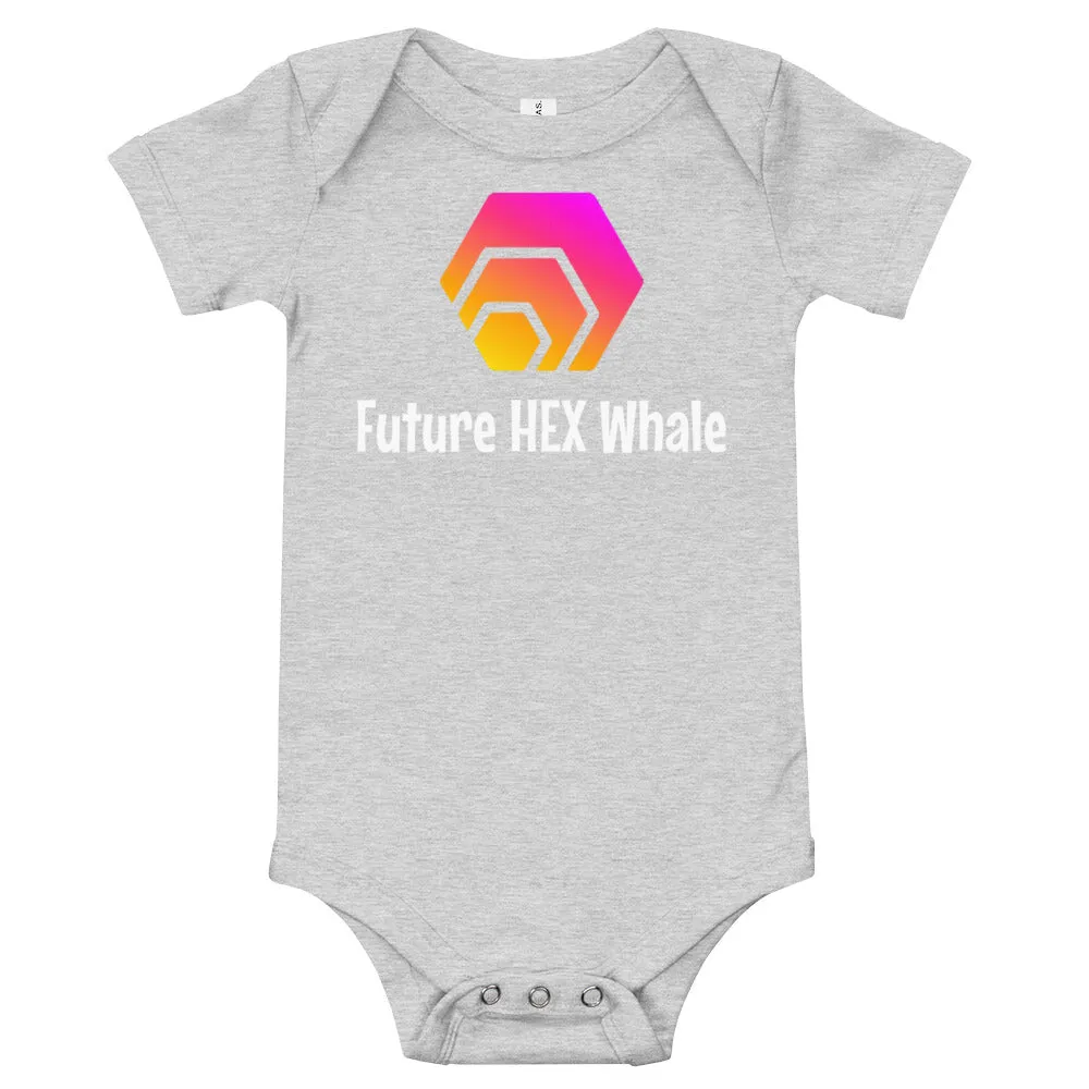 Future HEX Whale Baby short sleeve one piece