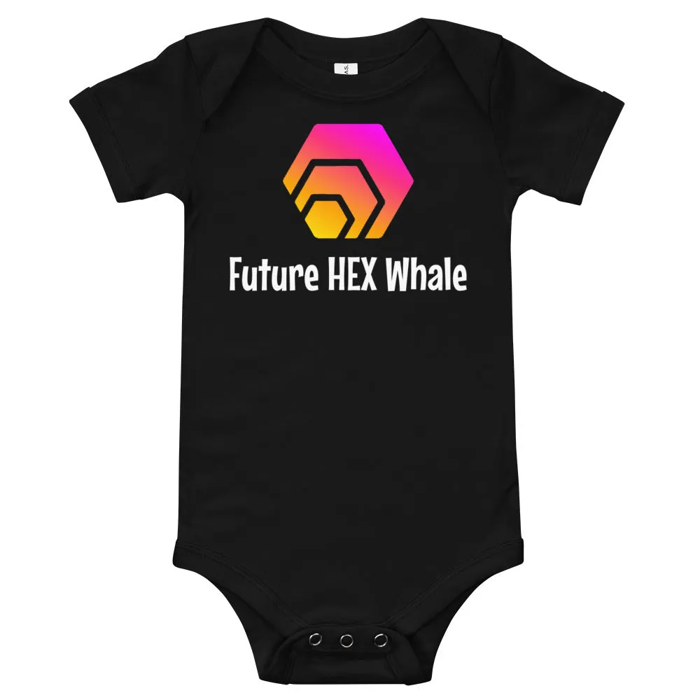 Future HEX Whale Baby short sleeve one piece