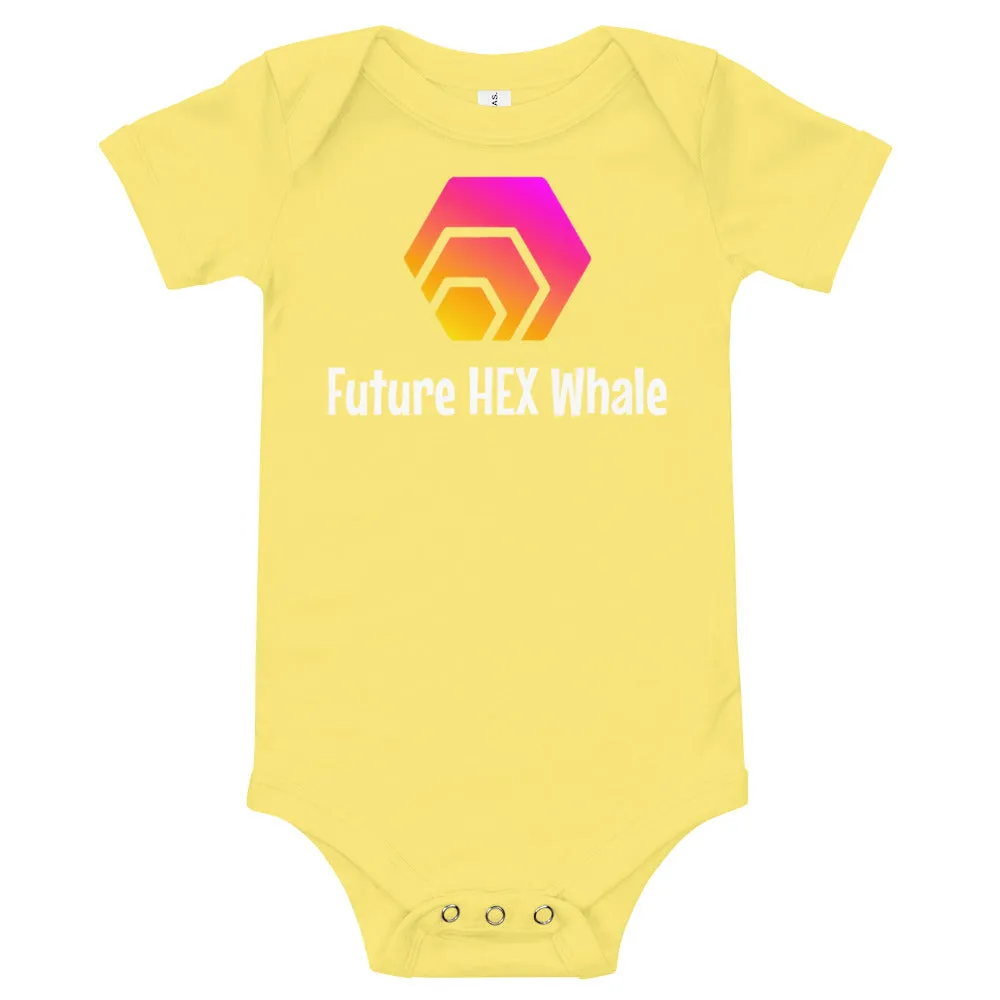 Future HEX Whale Baby short sleeve one piece