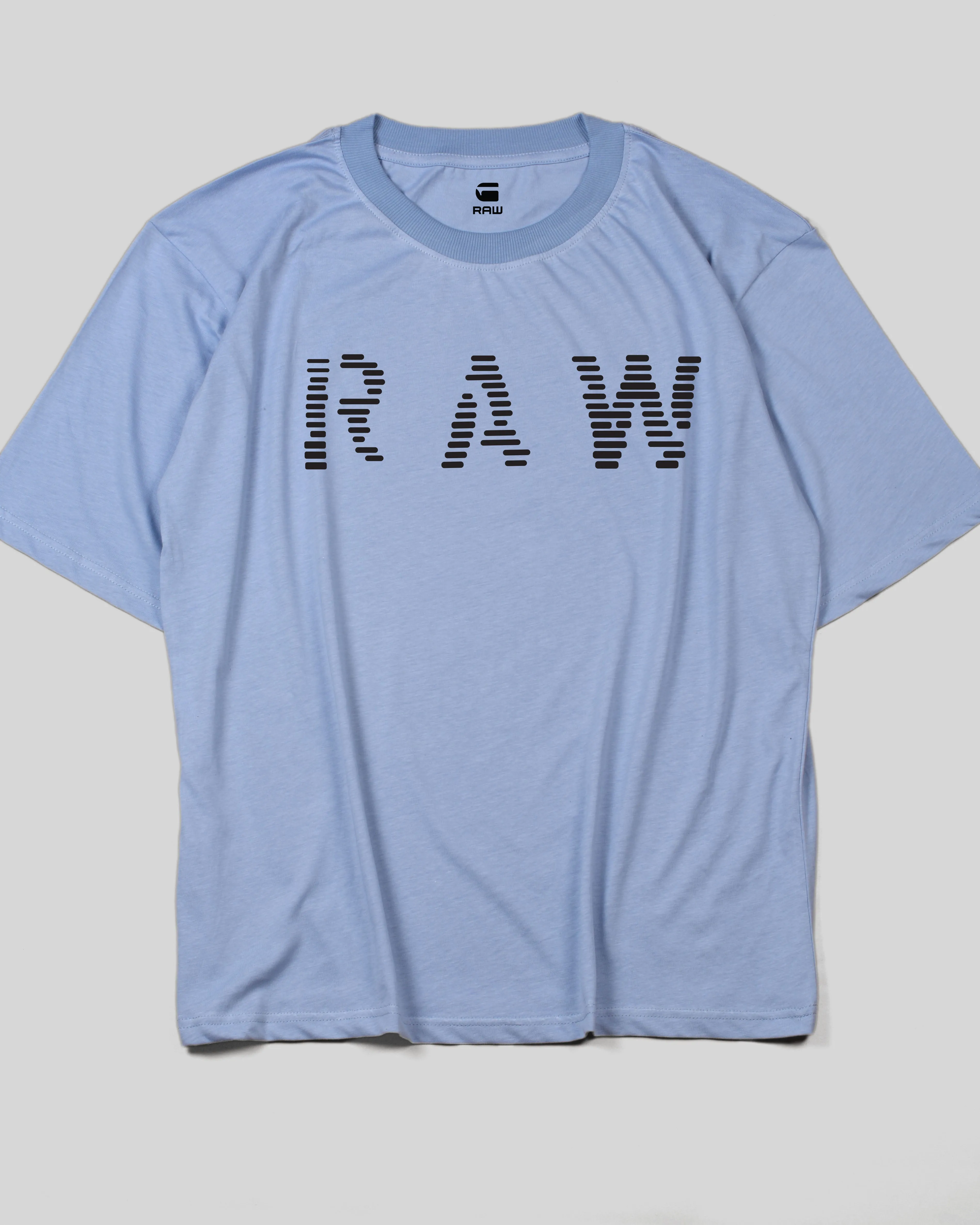 G STAR RAW Raw Logo Print T-Shirt Blue