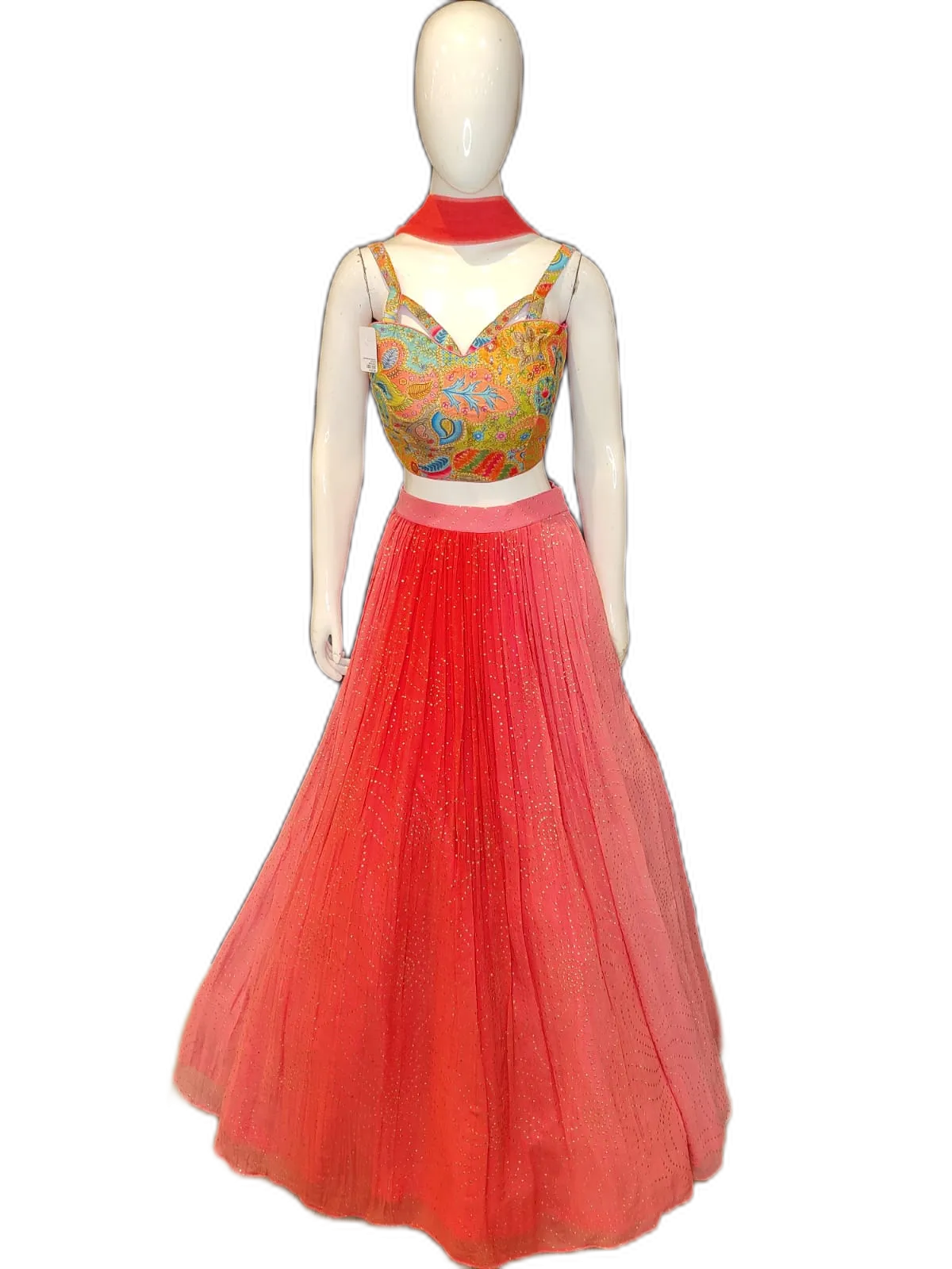 Georgette Lehenga Choli with Zari Embroidery