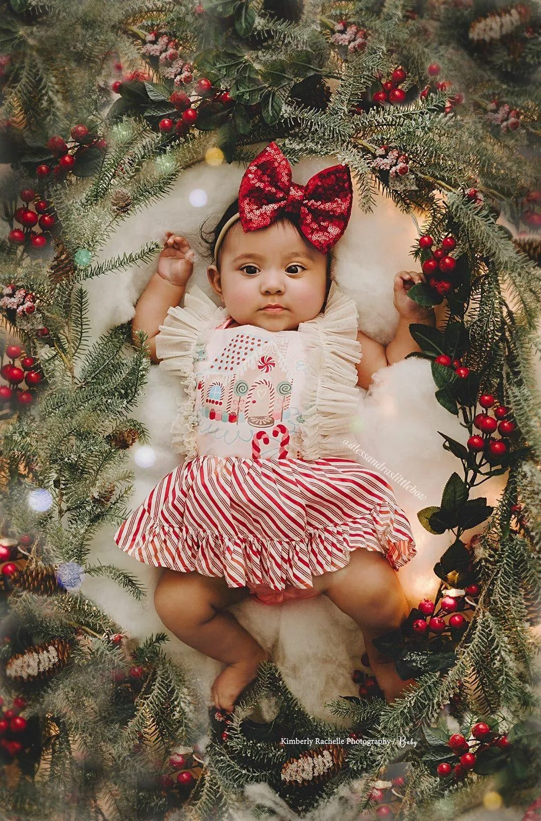 Gingerbread House Romper