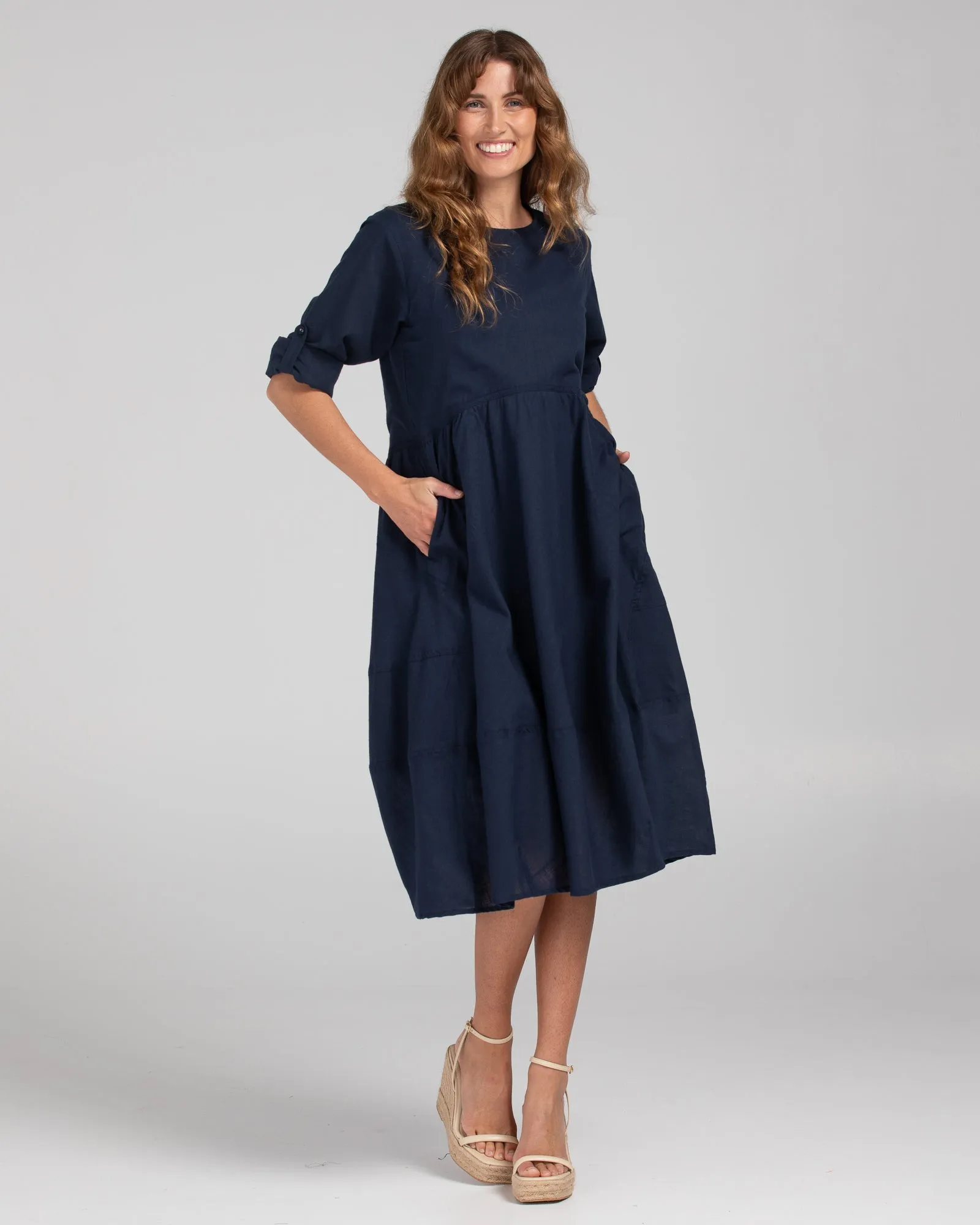 Guru Dress - Navy