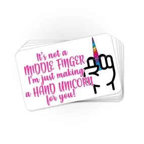 Hand Unicorn sticker