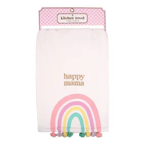 'Happy Mama' Rainbow Kitchen Towel by Simply Southern